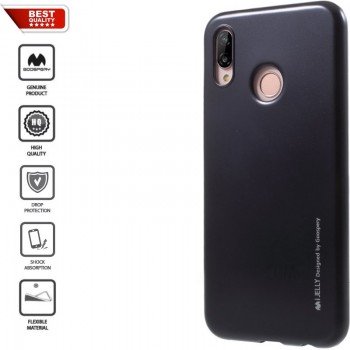 Juodas goospery guminis 1.5 mm.storio dėklas (Huawei P20 LITE)